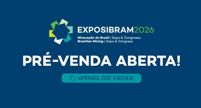 EXPOSIBRAM 2026: antecipe-se e garanta sua participação no Congresso Brasileiro de Mineração com preço promocional