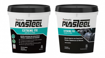 Quimatic leva à Exposibram 2026 o Plasteel Extreme Fix, solda a frio para reparos em superfícies úmidas, submersas ou oleosas