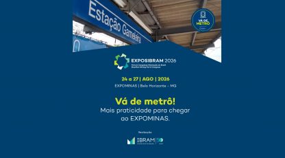 Campanha “Vá de Metrô” incentiva mobilidade sustentável durante a EXPOSIBRAM 2026